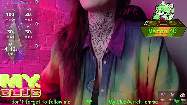 Witch Emma online show from 30, 3, 2026