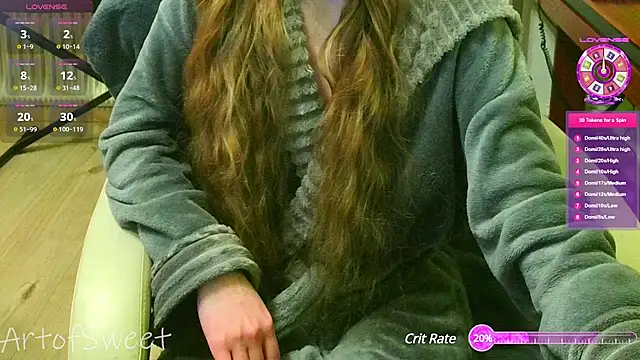 Snapshot of ArtofSweet chatting on 18, 1, 2025 ArtofSweet online show from 18, 1, 2025