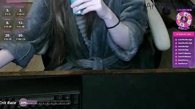 Snapshot of ArtofSweet chatting on 7, 11, 2025 ArtofSweet online show from 7, 11, 2025