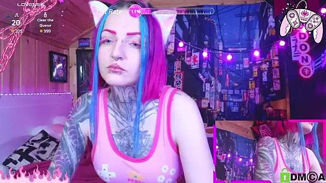 Snapshot of NekoCyber chatting on 8, 12, 2024 NekoCyber online show from 8, 12, 2024