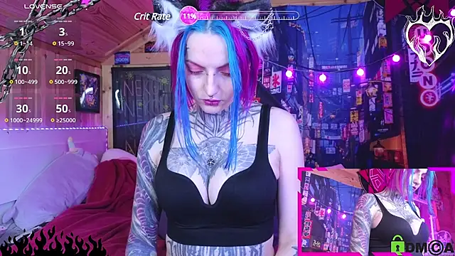 Snapshot of NekoCyber chatting on 25, 1, 2025 NekoCyber online show from 25, 1, 2025