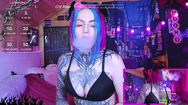 Snapshot of NekoCyber chatting on 12, 2, 2025 NekoCyber online show from 12, 2, 2025