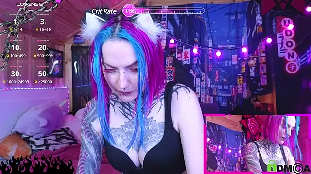 Snapshot of NekoCyber chatting on 13, 2, 2025 NekoCyber online show from 13, 2, 2025