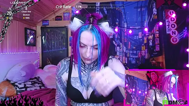 Snapshot of NekoCyber chatting on 13, 2, 2025 NekoCyber online show from 13, 2, 2025