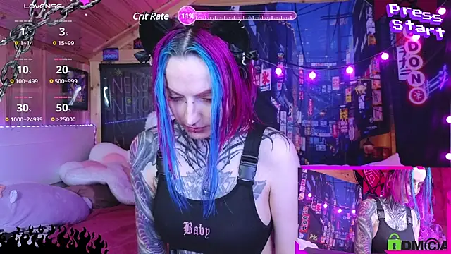 Snapshot of NekoCyber chatting on 10, 3, 2025 NekoCyber online show from 10, 3, 2025