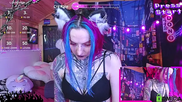 Snapshot of NekoCyber chatting on 14, 3, 2025 NekoCyber online show from 14, 3, 2025