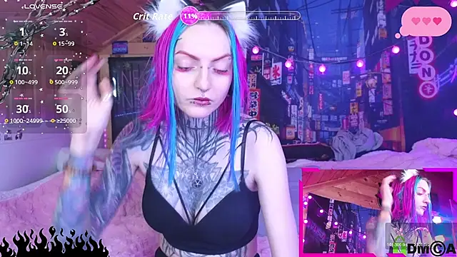 Snapshot of NekoCyber chatting on 25, 2, 2026 NekoCyber online show from 25, 2, 2026